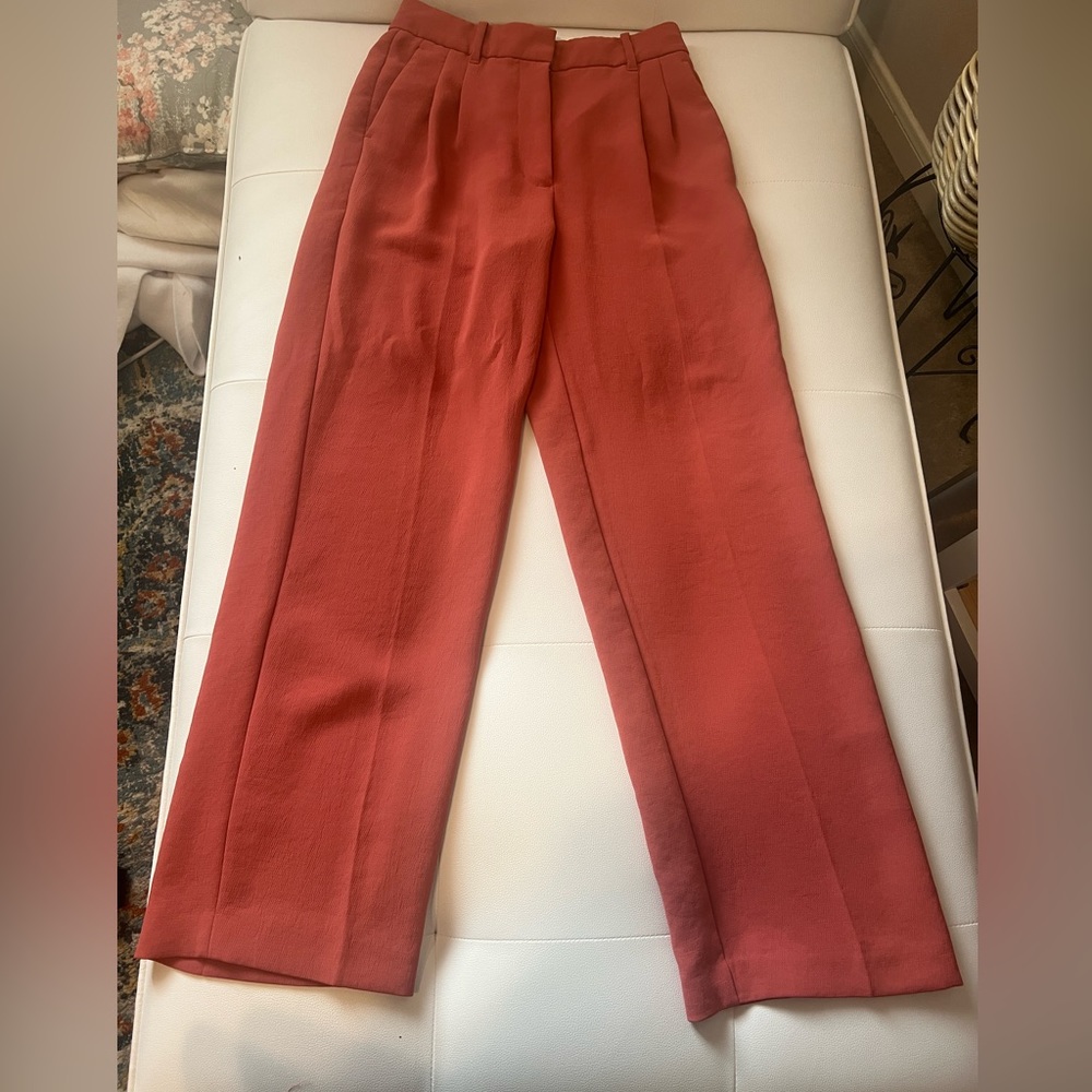 Pink Aritzia Wilfred effortless pants
